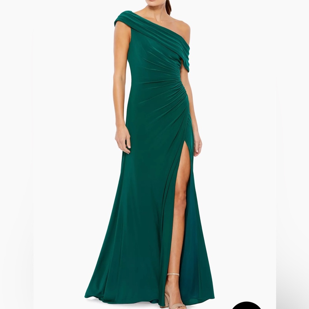 IEENA by Mac Duggal Asymmetric Gown